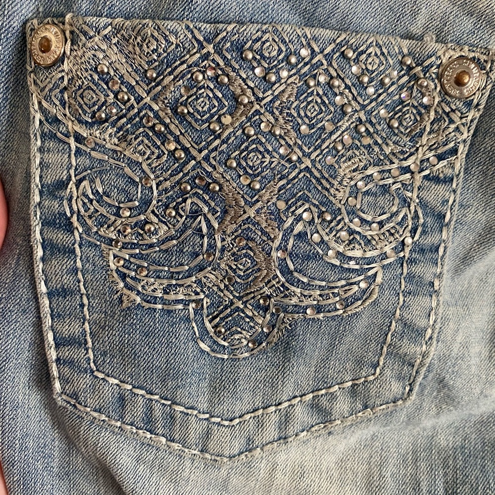 Seven7 Vintage‎ Y2K Light Blue Women's Straight Leg Jeans